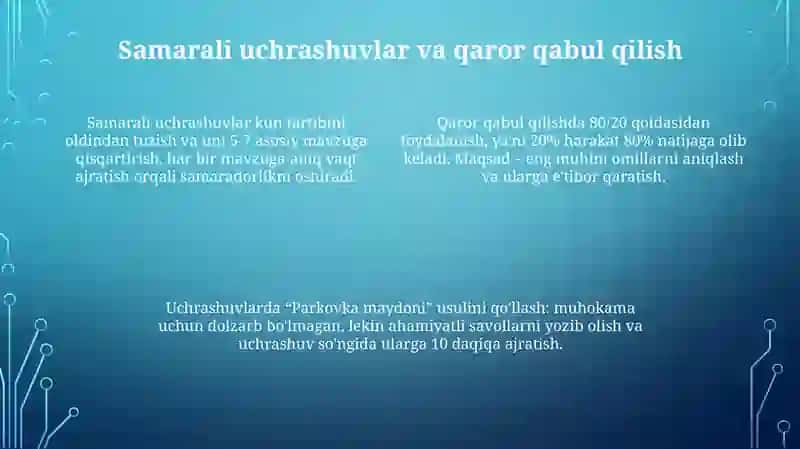 Jamoani boshqarish va kommunikatsiya jarayonlari 4