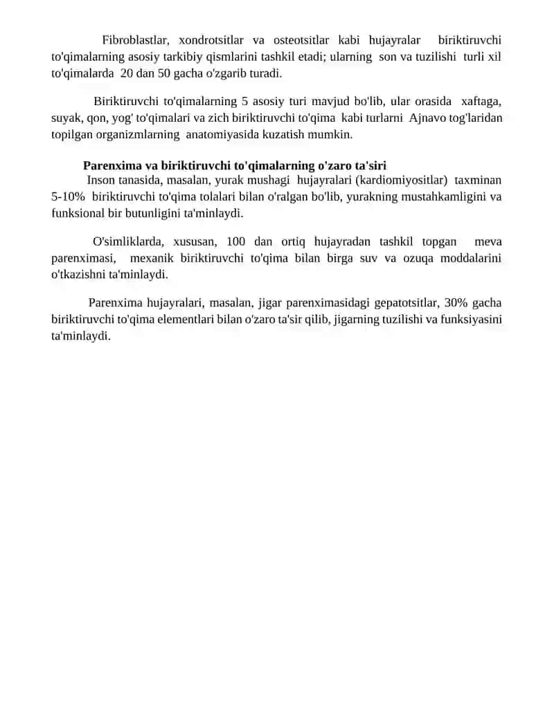 Perenximatoz va kovak aʼzolari 4