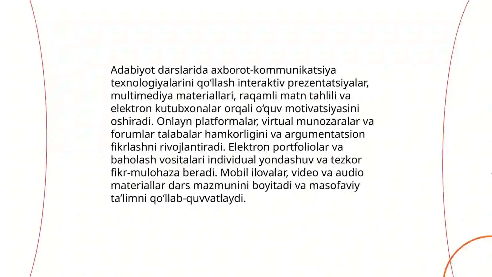 Adabiyot o‘qituvchisining innovatsion pedagogik faoliyati 4