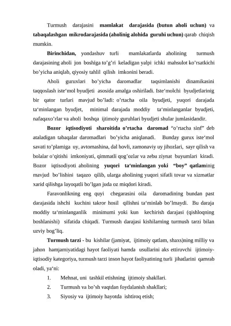 Aholi daromadlari tarkibi va turlari 4