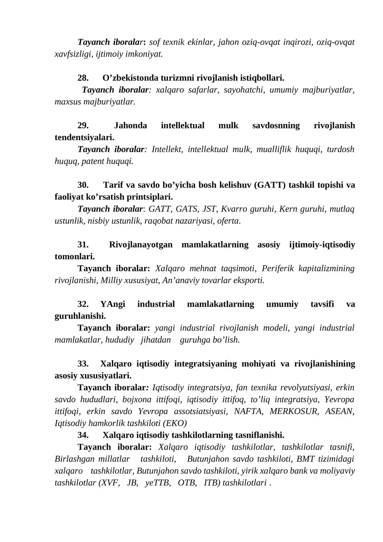 Iqtisodiyot va fakulteti Iqtisodiyot kafedrasi 4