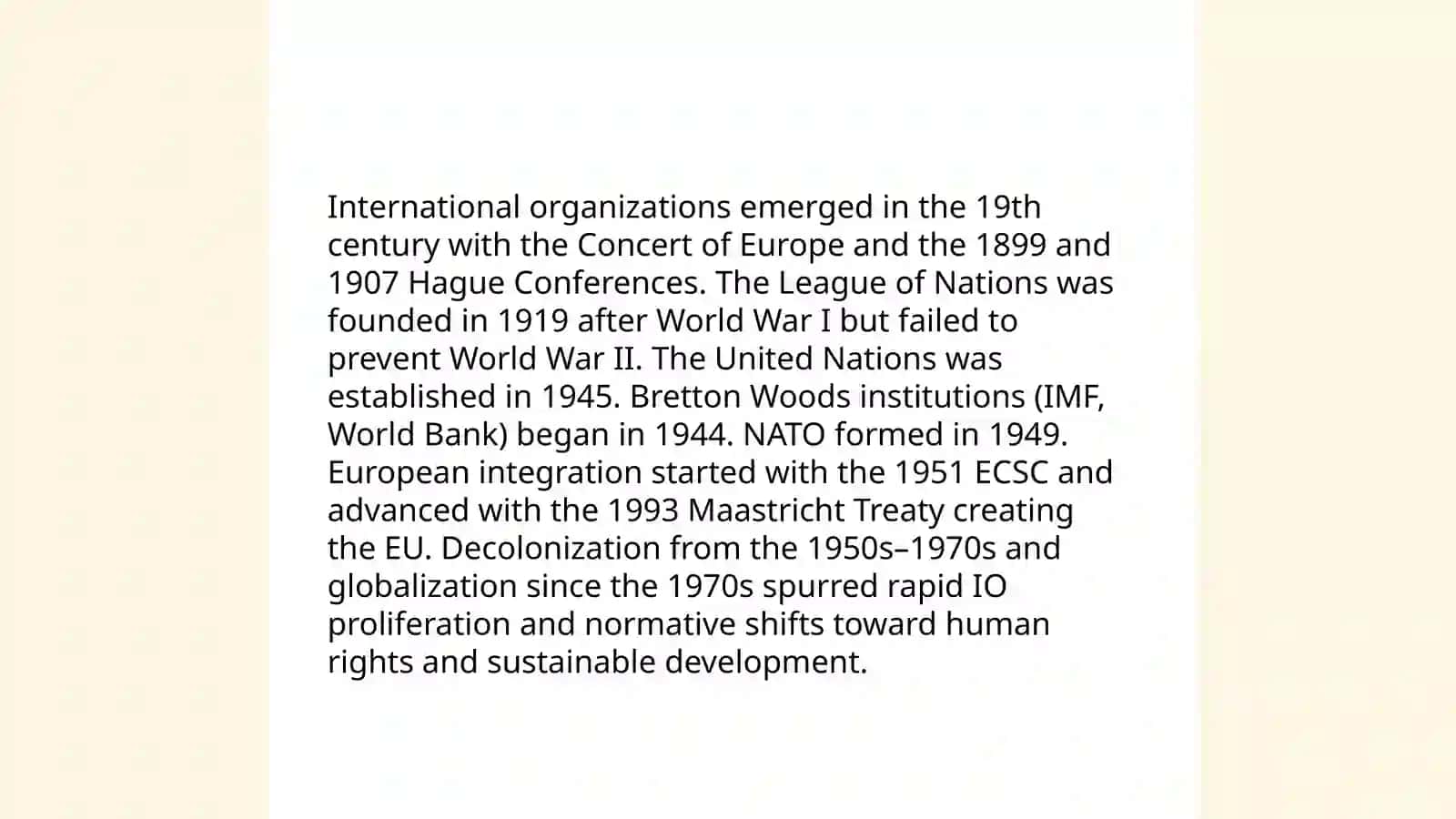 International Organizations 4
