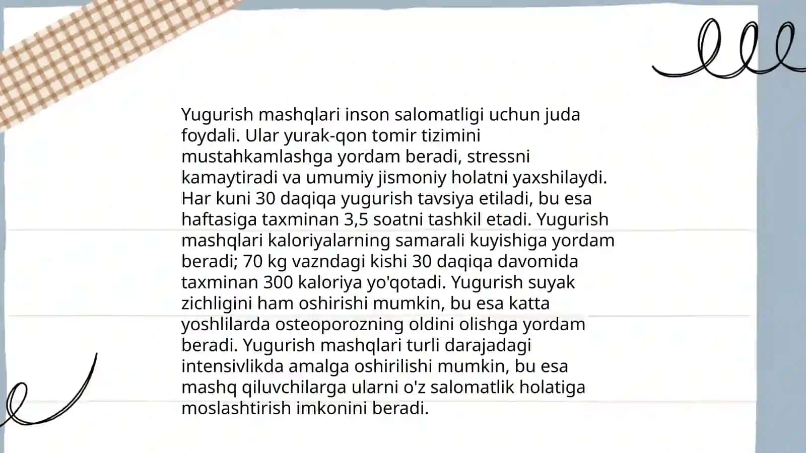 Yurish mashqlari 4