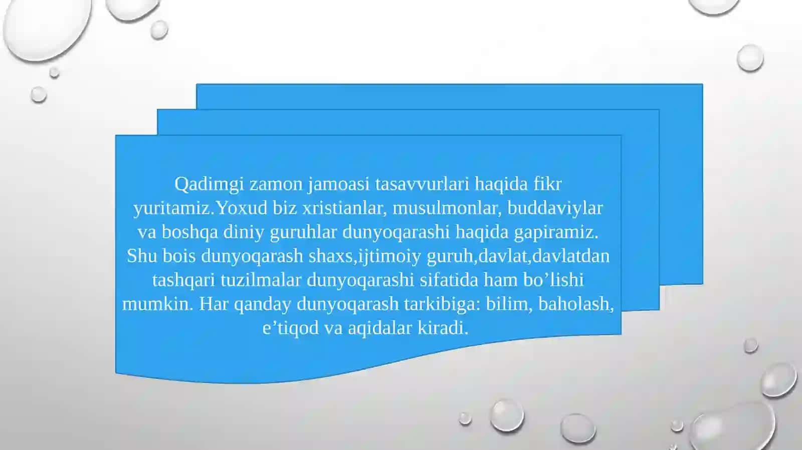 fan ilmiy dunyoqarash shakli 4