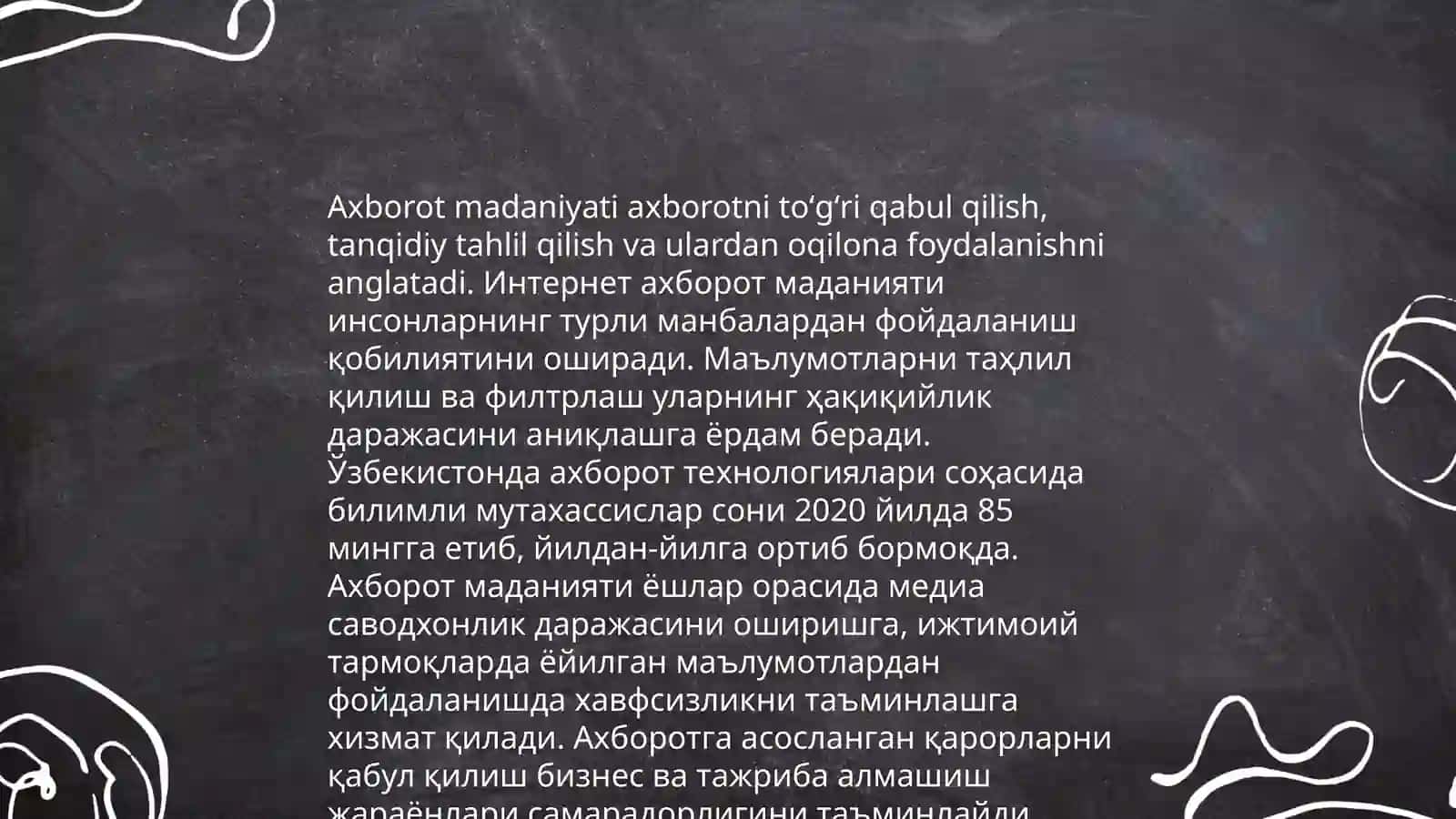 Mediasavodxonlik va axborot madaniyati fanining maqsadi,vazifasi va uning rivojlanish evolyutsiyasi 4