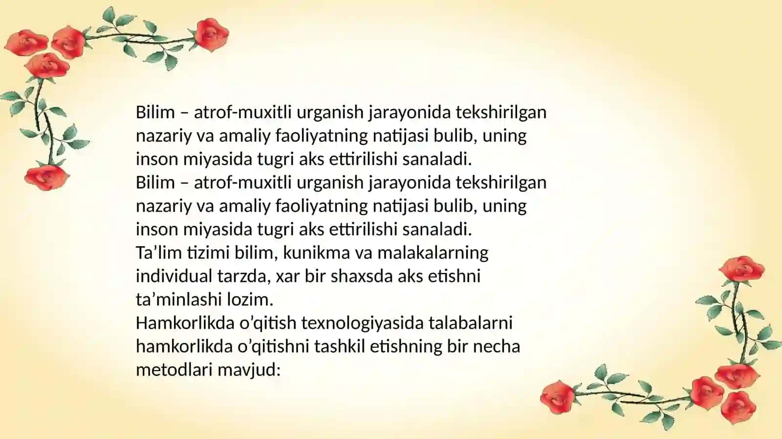 Hamkorlik pedagogikasining konseptual g’oyalari 4