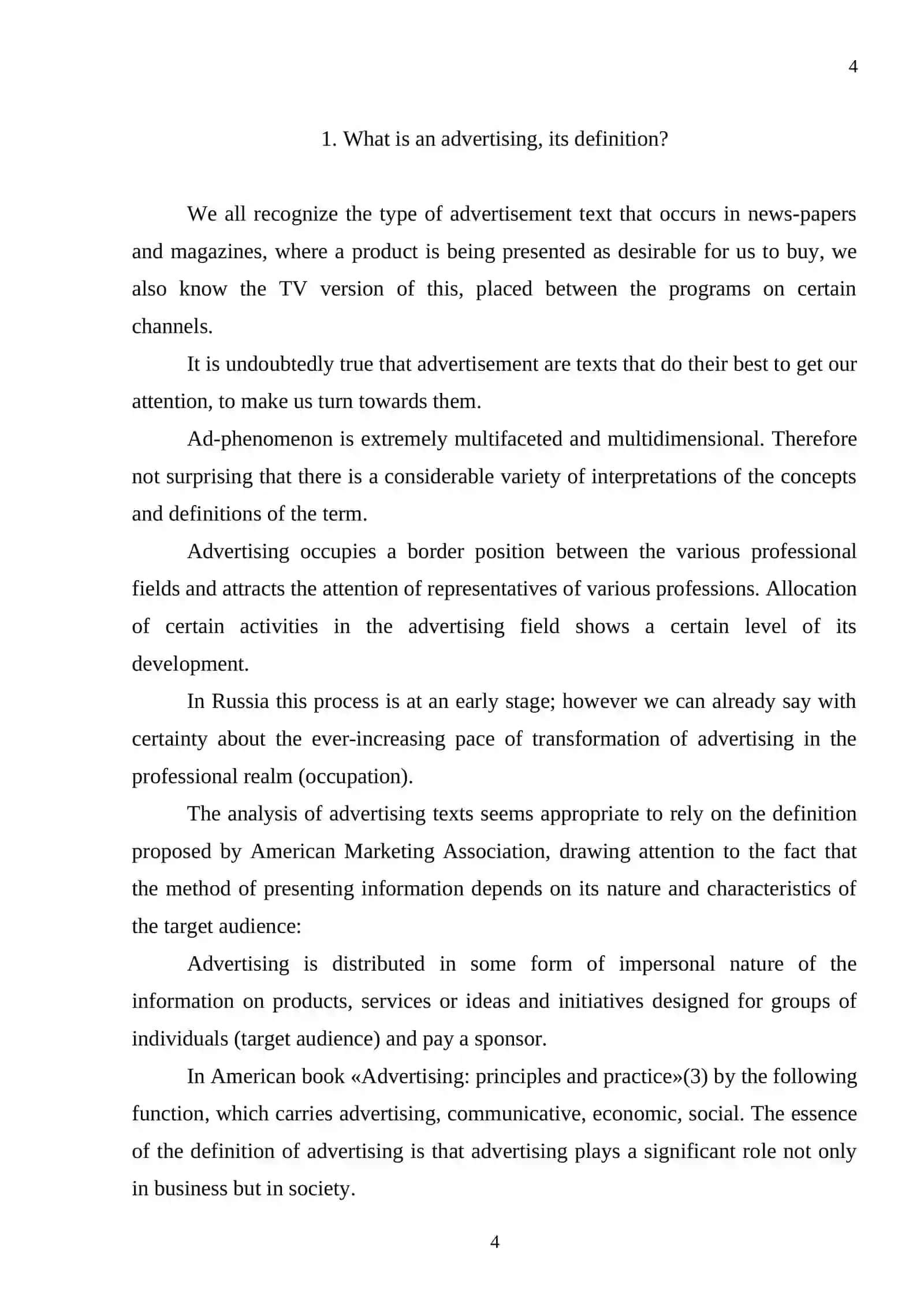 LINGUISTIC FEATURES OF ADVERTISING TEXTS ON THE EXAMPLE OF ENGLISH AND UZBEK 4