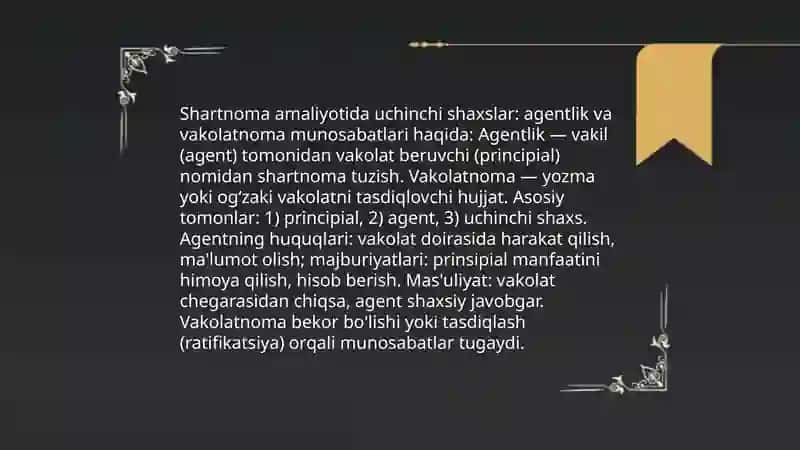 Iqtisodiy protsessda uchinchi shaxslarning ishtiroki 4