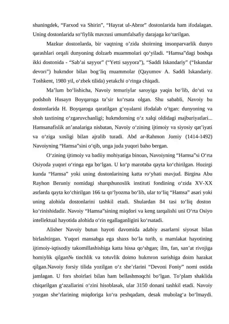 Alisher Navoiyning "She'r bilan Durroj", "Yolg'onchi" asarlari 4