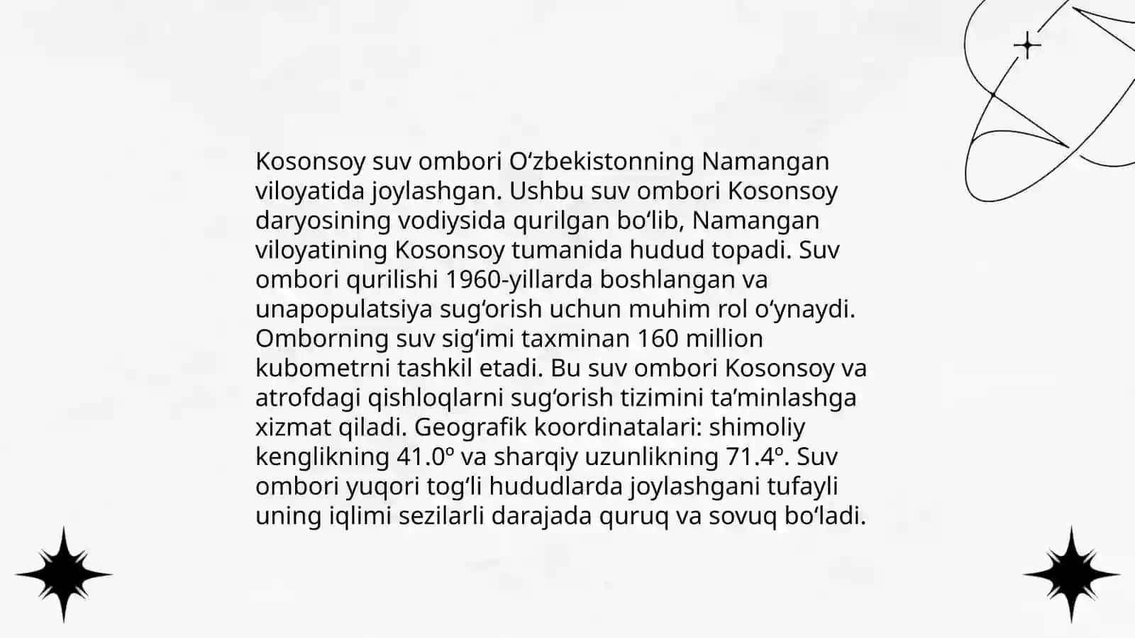 Kosonsoy suv ombori 4