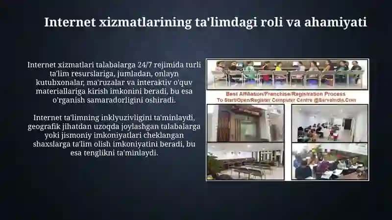 Ta'limda internet xizmatlaridan foydalanish 4