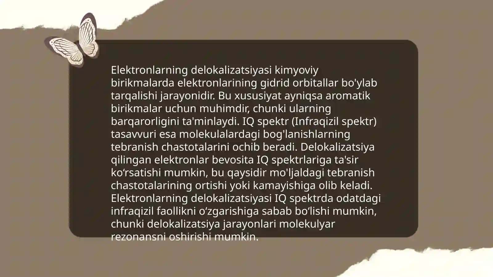 Aromatik birikmalarning umumiy IQ spektral xususiyatlari 4