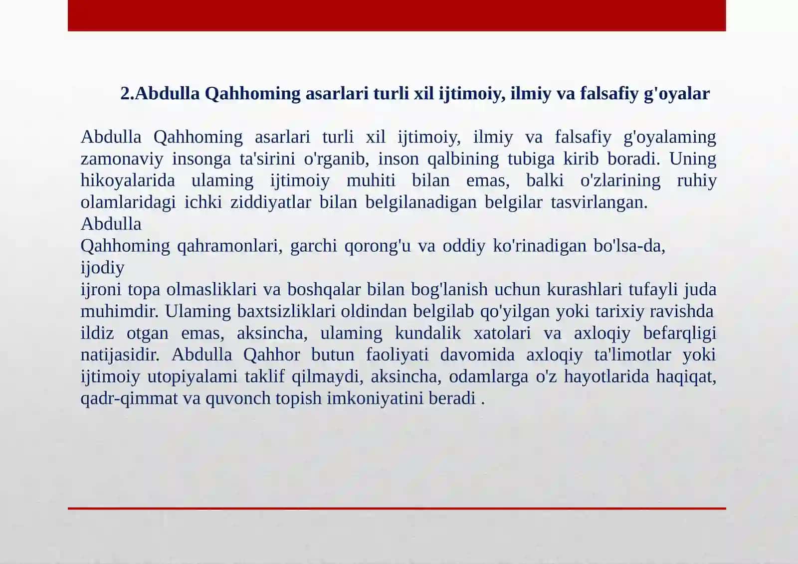 A.Qahhor asarlarida nutq va notiqlik masalalari 4