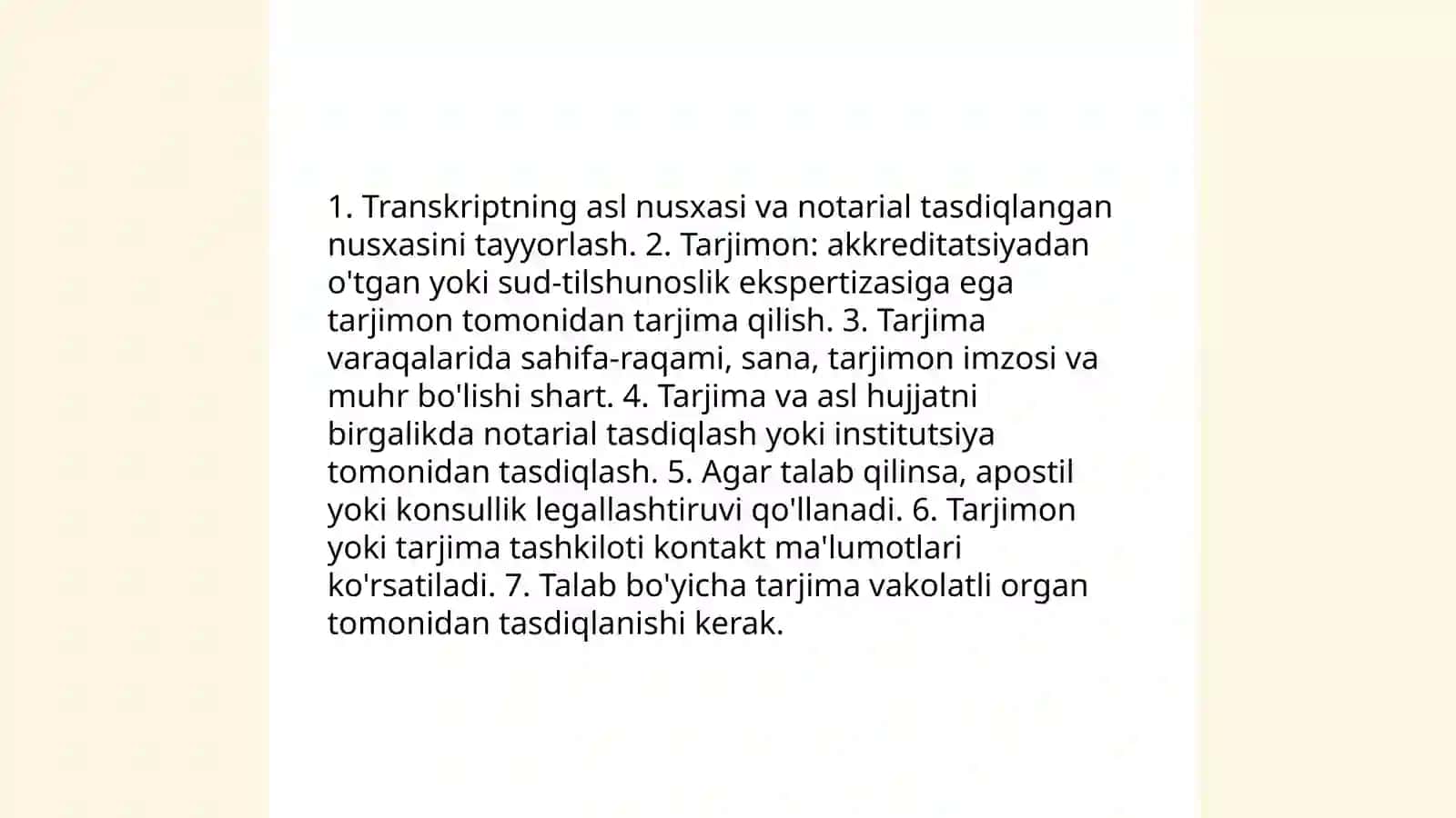 Rasmiy matnlar tarjimasi(Diplomlar) 4