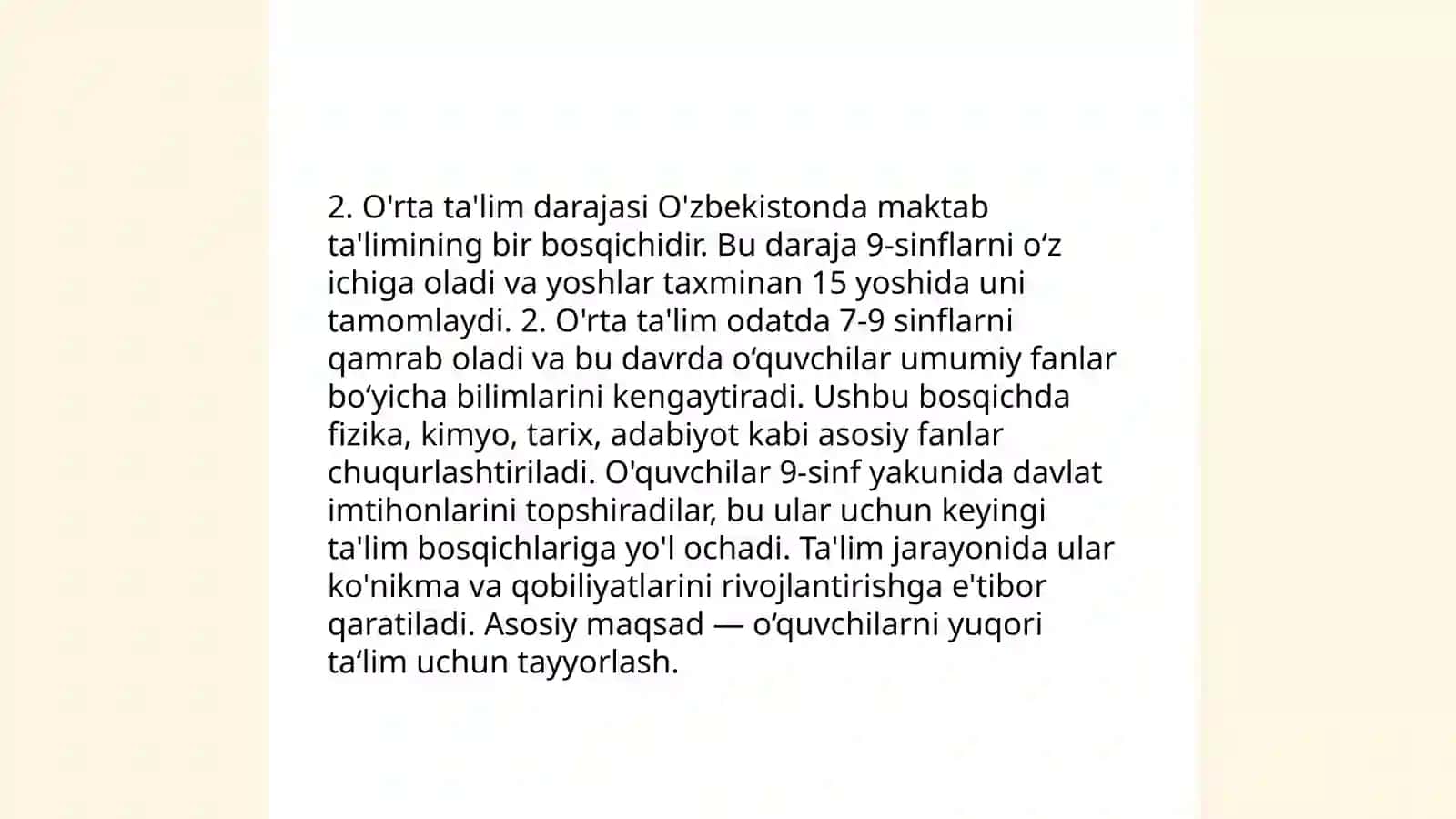 Boshlang'ich ta'lim tizimi 4