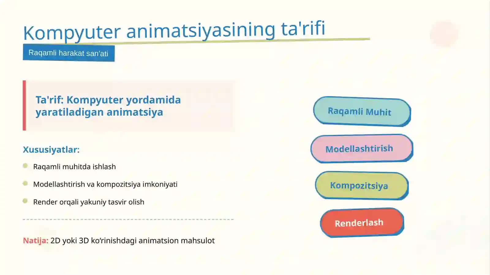 Kompyuter animatsiyasi 4