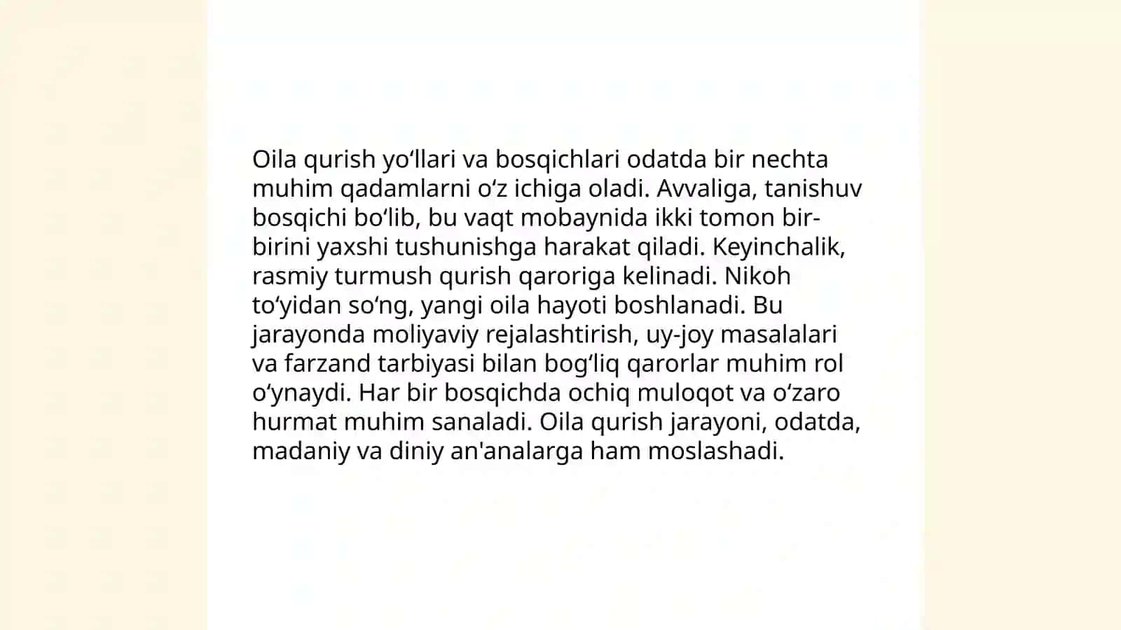 Oila tuzilishi va an'analari 4