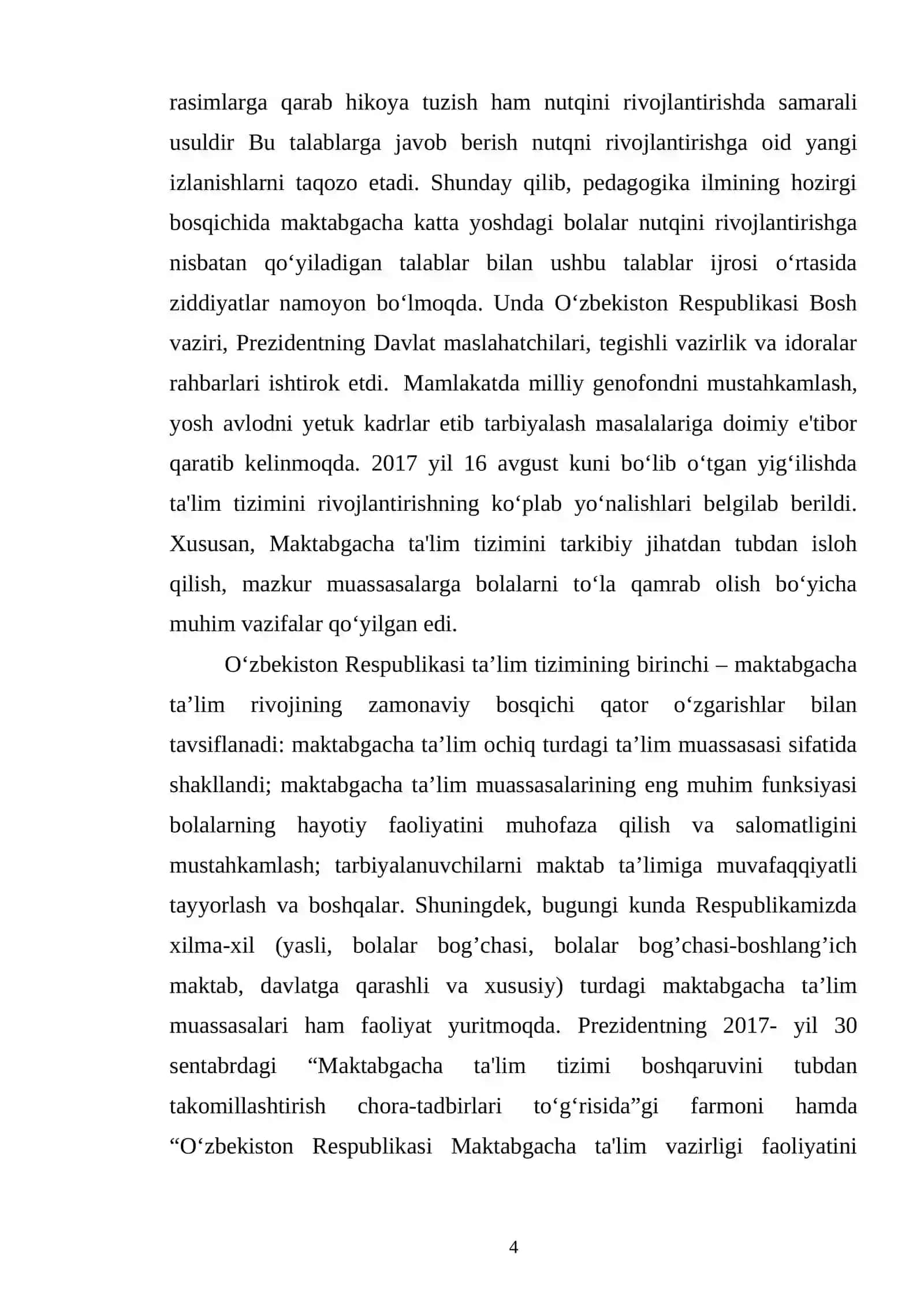 BOLALARNING NUTQ MADNIYATINI O'SISHIDA OILANING O’RNI 4