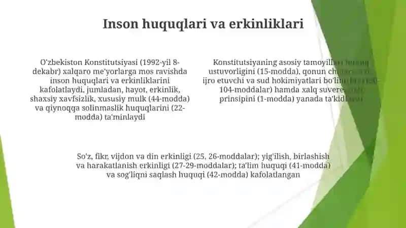 O'zbekistonning 2019-yilgi Konstitutsiyasi 4