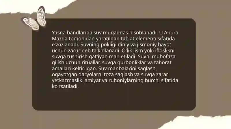 Avestoda tabiatni asrash haqidagi fikr va mulohazalar 4