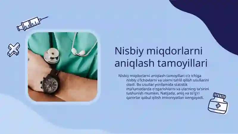 Nisbiy va o’rtacha miqdorlarni xisoblash bo‘yicha masalalar yechish 4