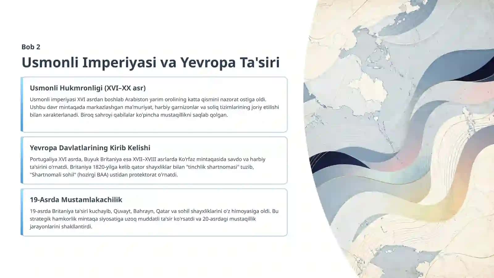 Ko'rfaz Arab Mamlakatlari: Tarixiy Evolyutsiya va Global Ta'sir 4