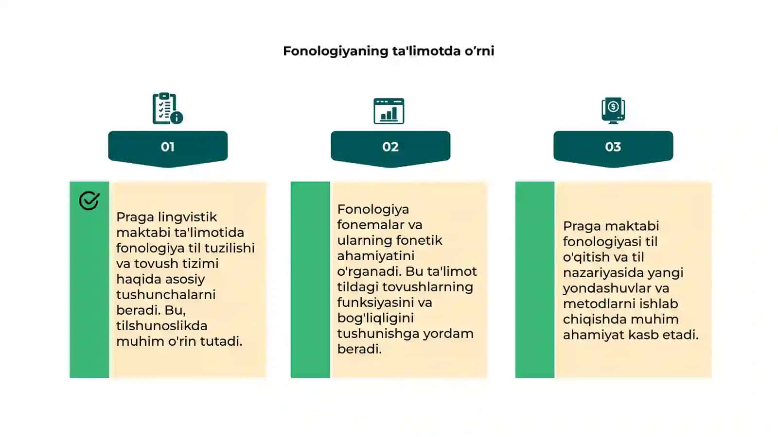 Praga lingvistik maktabi ta'limotida fonologiyaning òrni 4