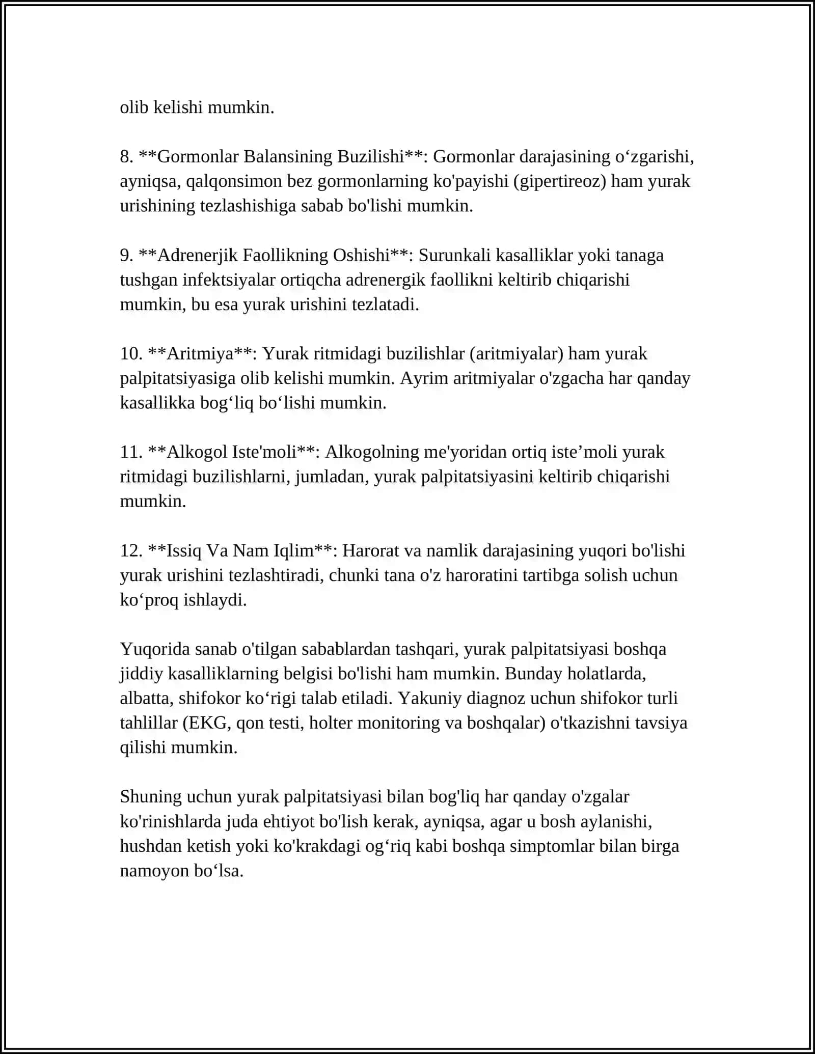 Yurak Palpatsiyasi 4