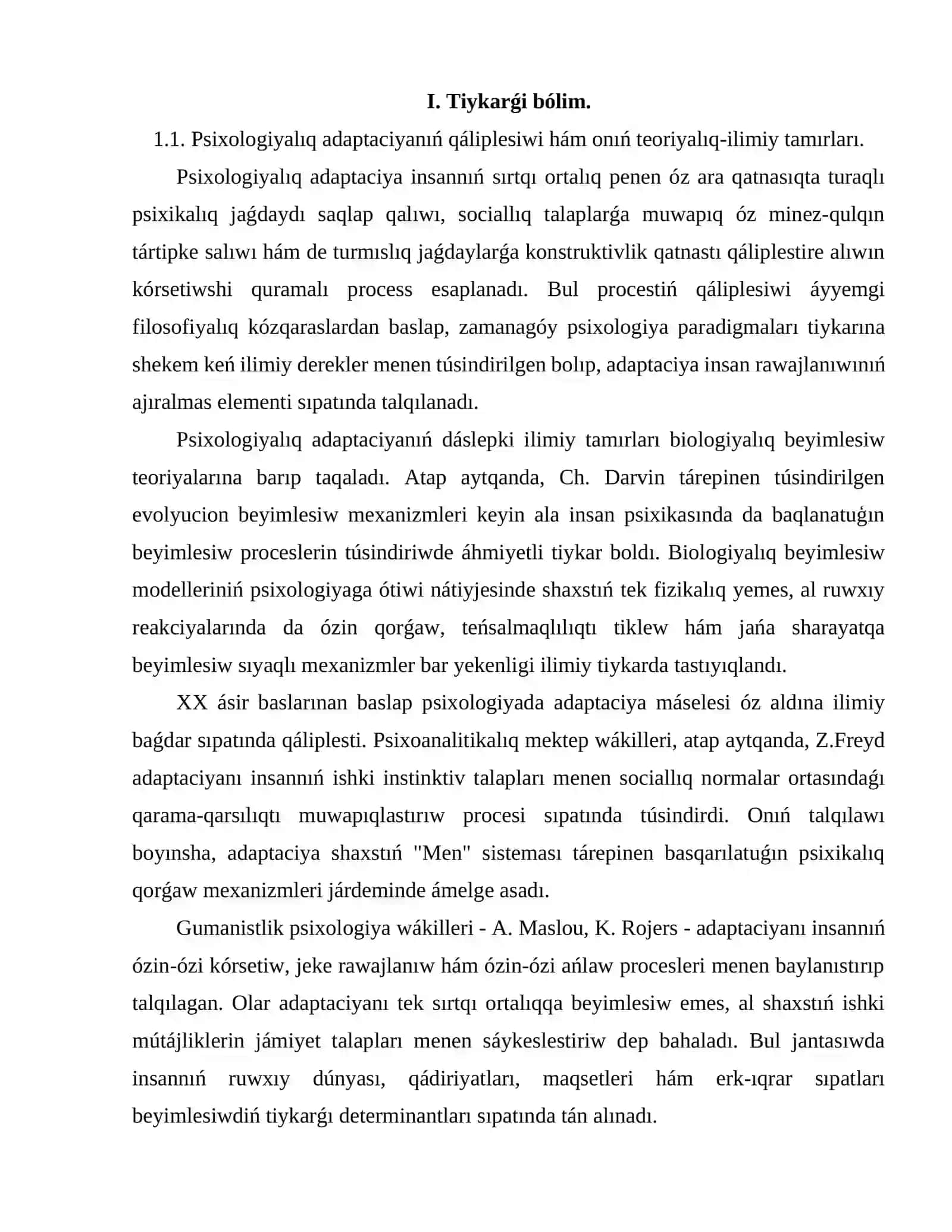 Psixologiyaliq adaptaciya ham shanaraq integraciyasi 4