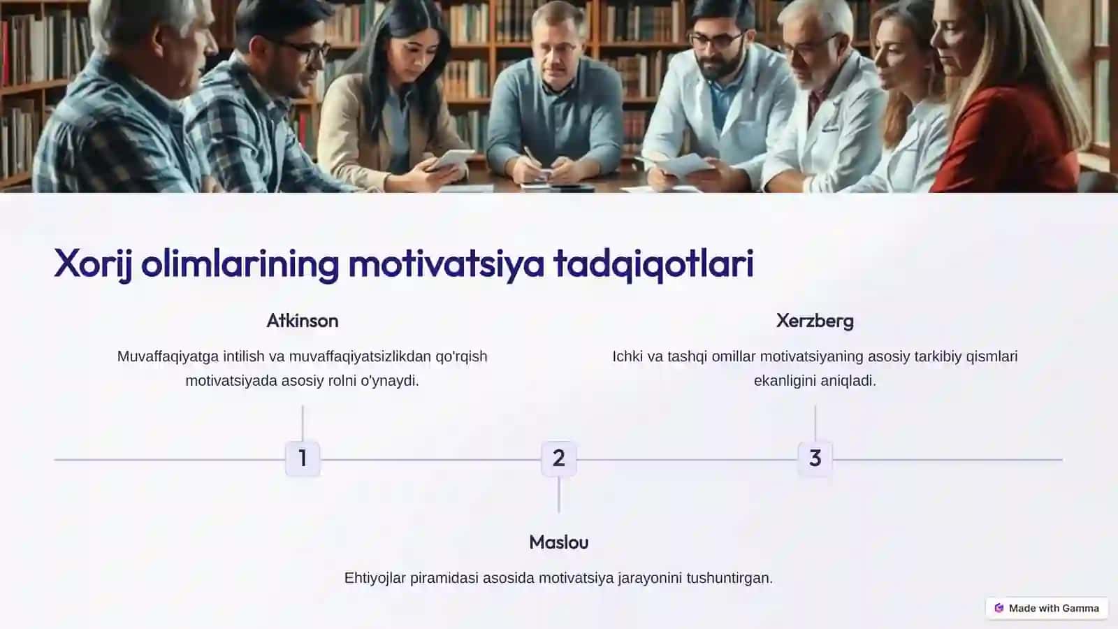 Xorij psixologiyasida motiv va motivatsiya muammosi 4