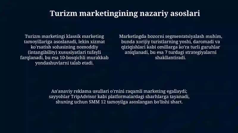 Turizmda marketingning mohiyati va ahamiyati 4