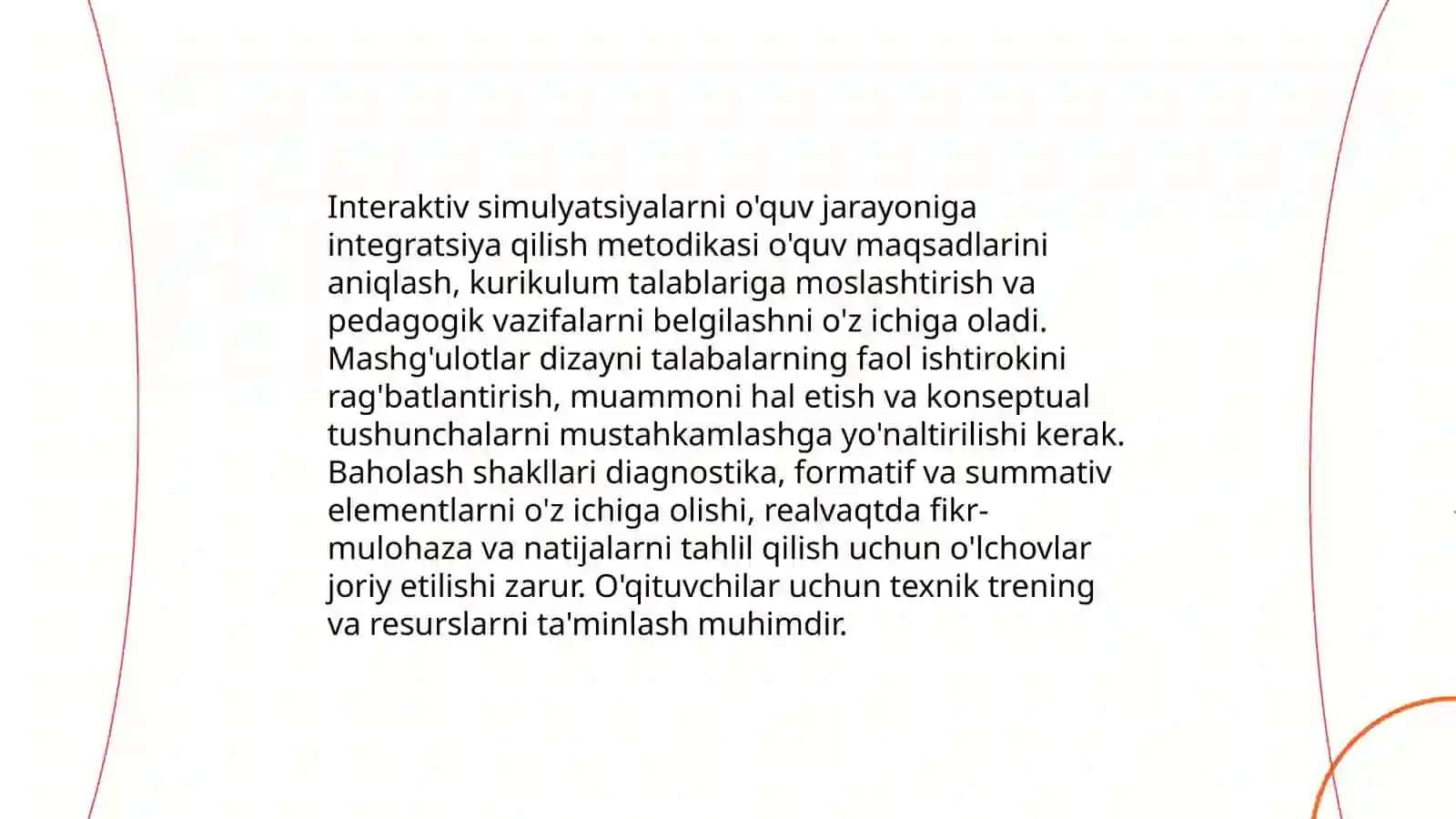 Modellashtiruvchi dasturlarda pedagogik dasturiy vositalar 4