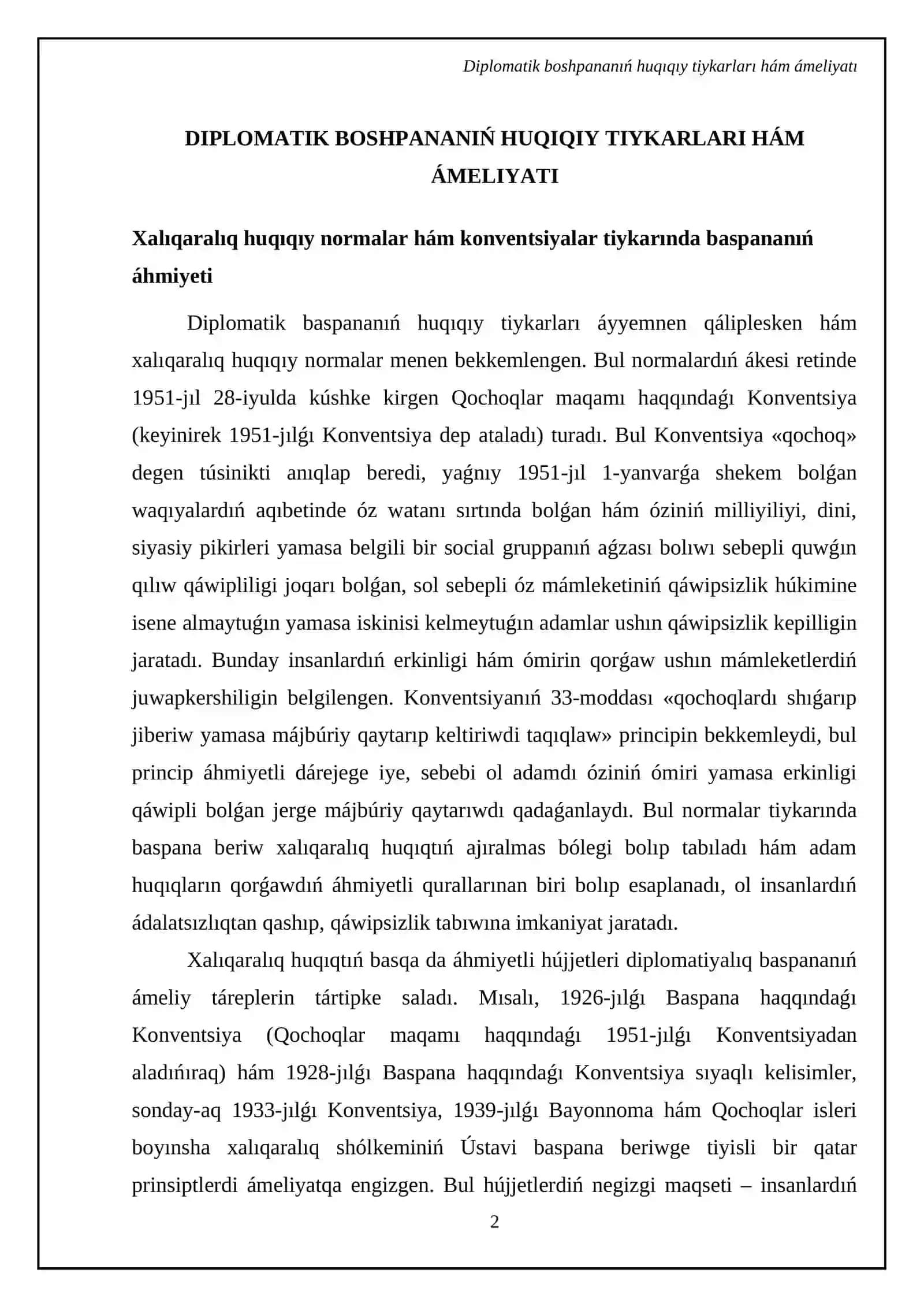 Qochoqlar: diplomatik boshpana berish masalasi (Julian Assanj misolida) 4