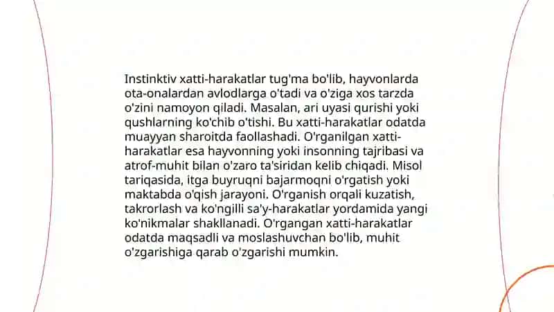 Hayvonlar intellektual xatti harakat shakllari 4