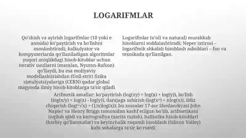 Arifmetik amallar bajarish metodikasi 4