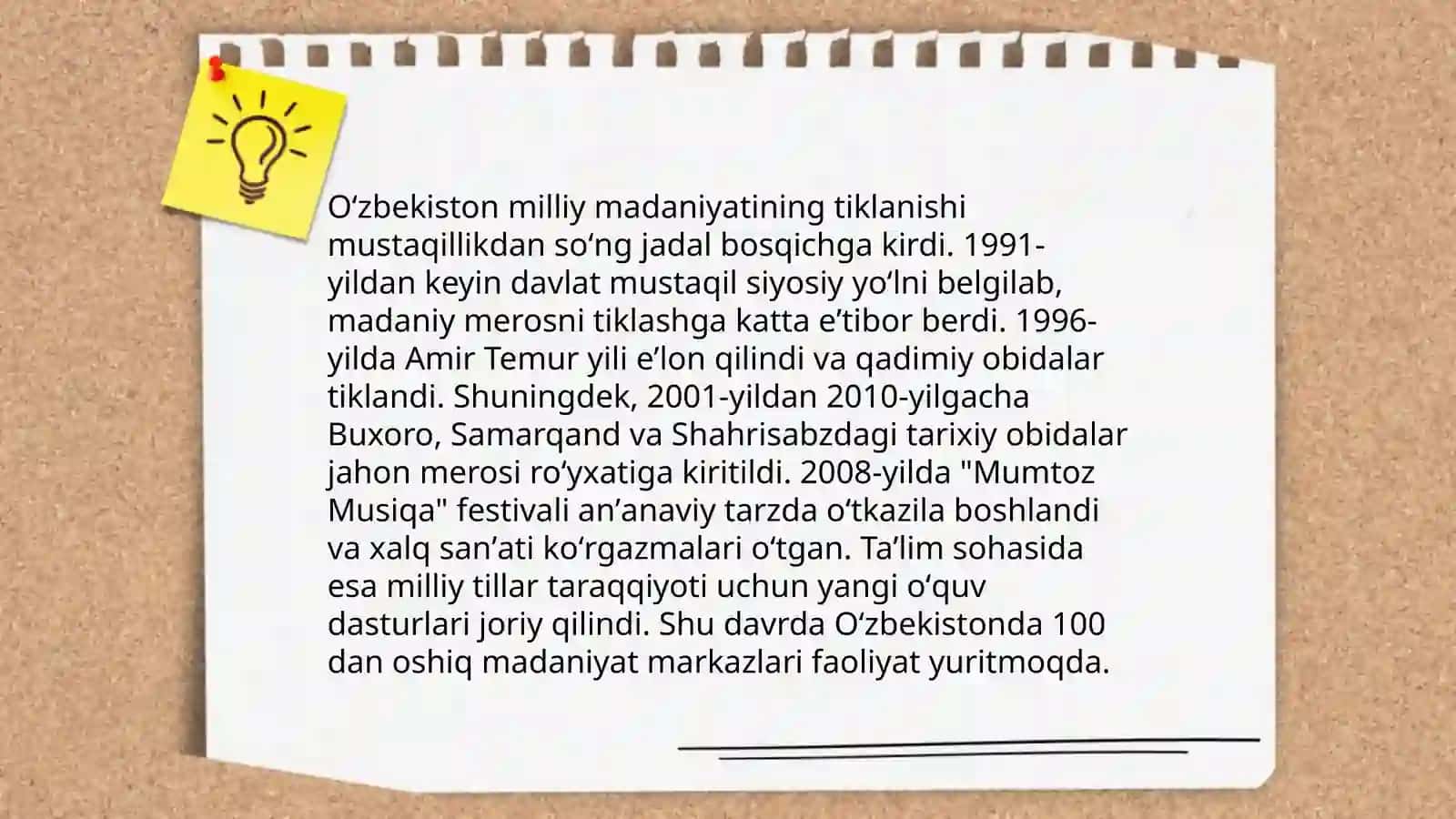 Mustaqillik yillarida Oʻzbek tili va uning rivoji 4