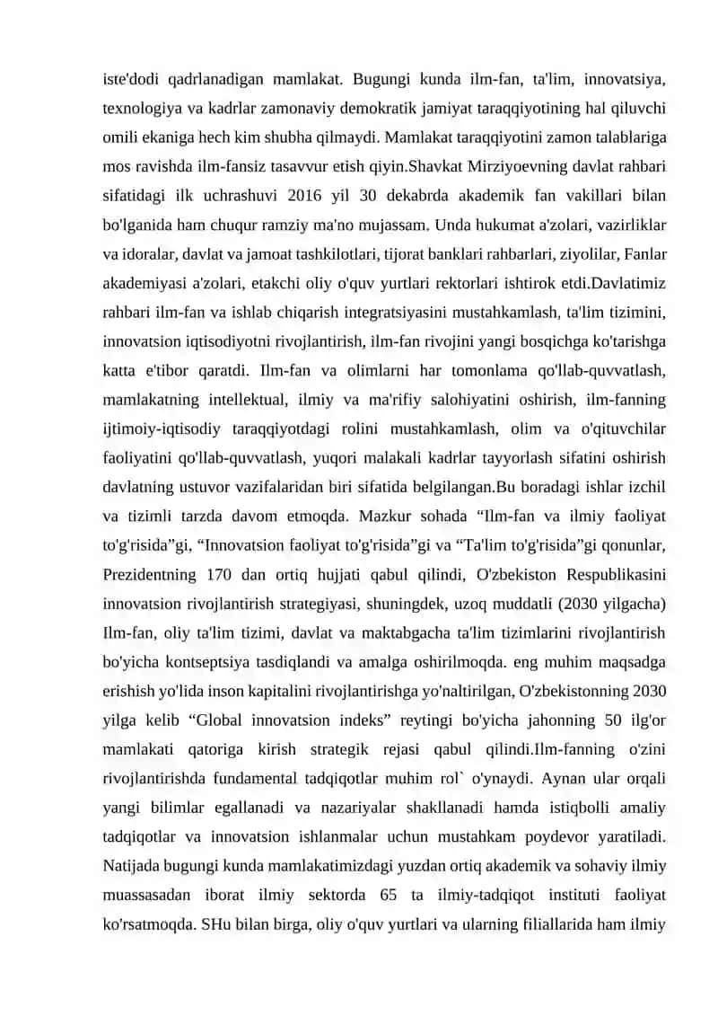 Yangi O‘zbekistonda Prezident SH.M.Mirziyoyev rahbarligi va tashubbusi ostida amalga oshirilyotgan islohotlar 4