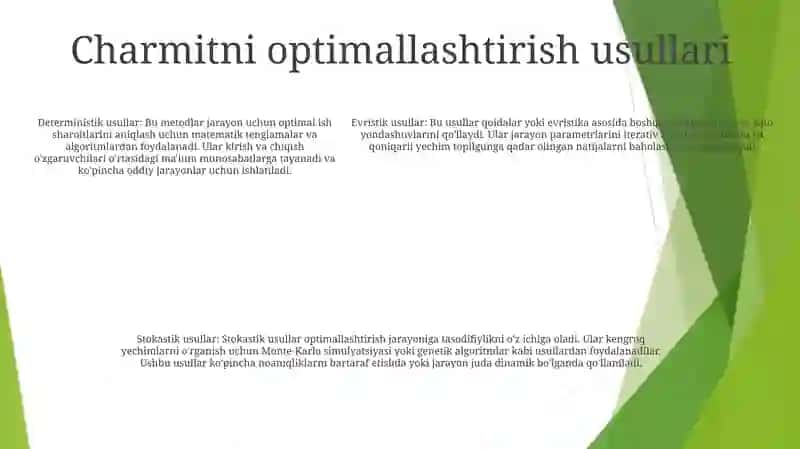 Texnologik Jarayonlarda Optimal Sharmit 4