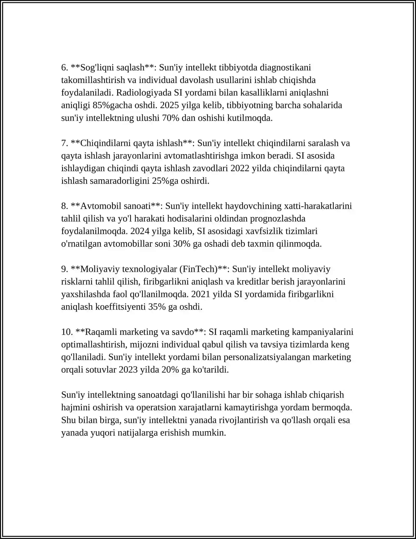 SANOAT TARMOQLARIDA SUN'IY INTELLEKTNI JORIY QILISH 4