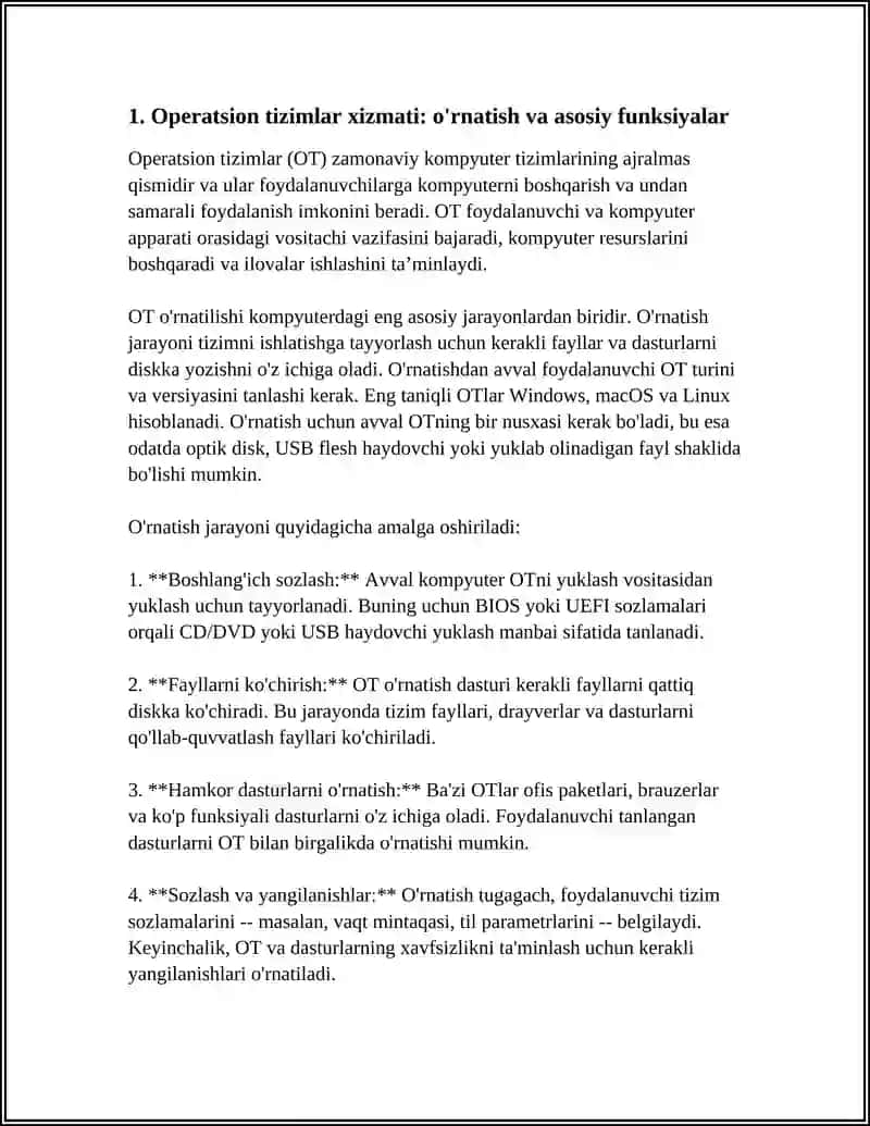 Operatsion tizimlar xizmati 4