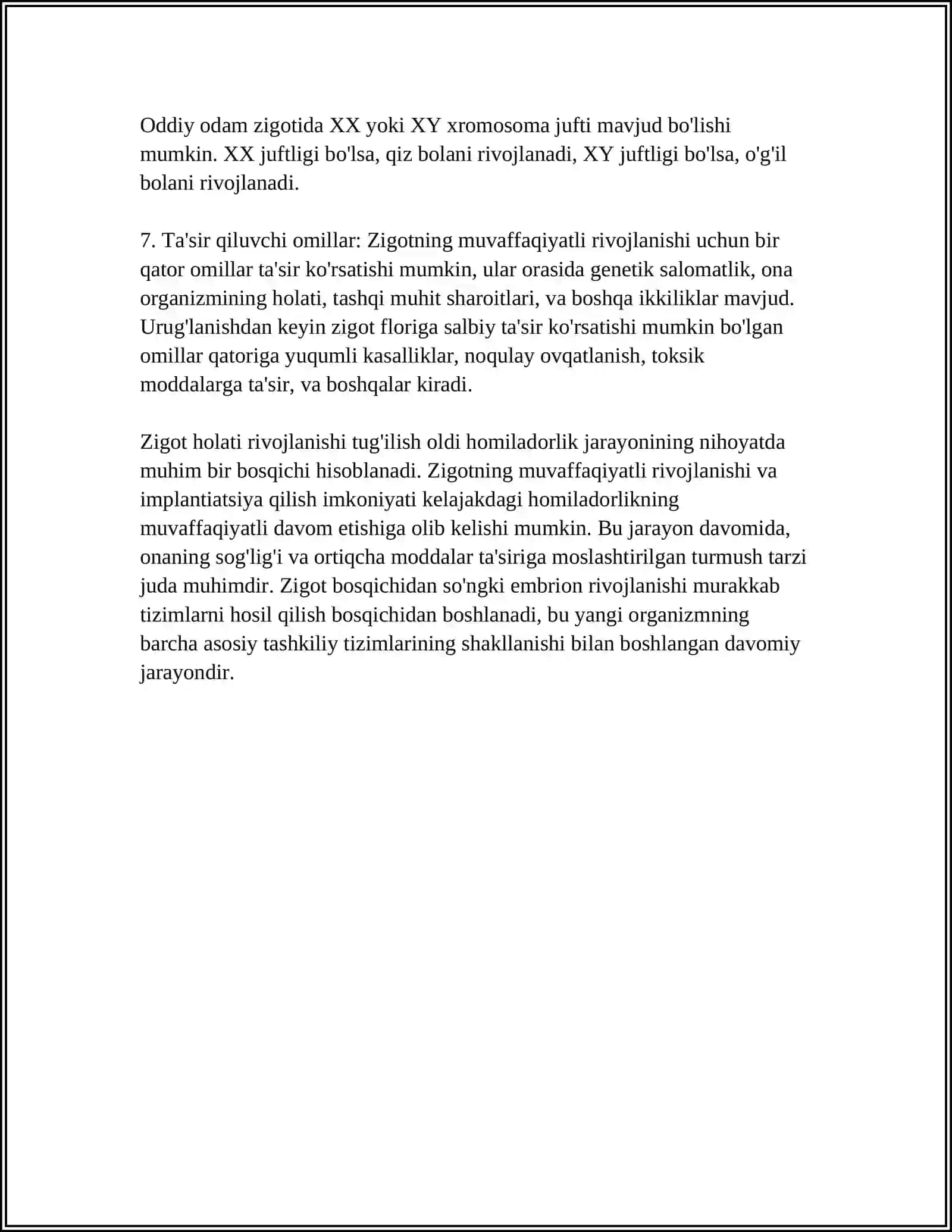 ONTOGENEZNING DAVRLARI 4