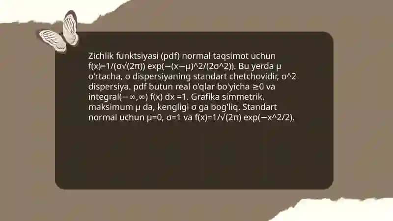 Normal taqsimot 4