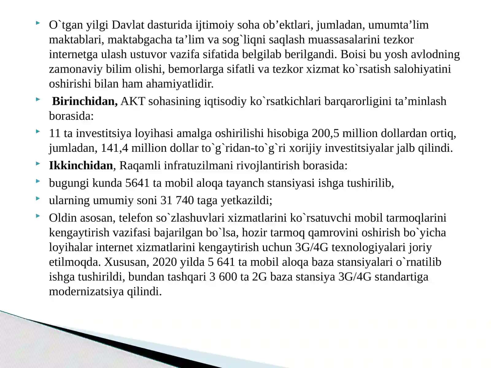 IQTISODIYOTDA AXBOROT-KOMMUNIKATSIYA TEXNOLOGIYALARI VA TIZIMLARI 4