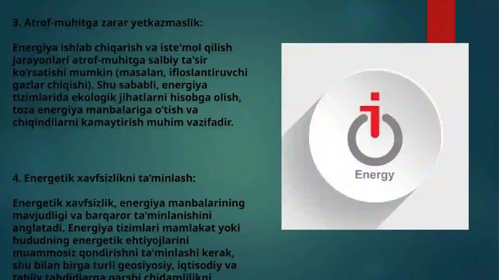 Yoqilg‘ienergetiktizimi daxoriy tajribalarni o‘rganish 4