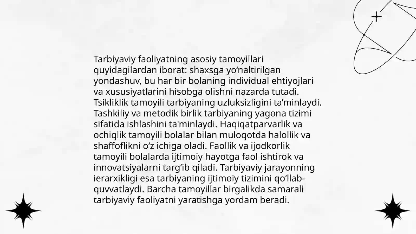 Tarbiya jarayonining mazmuni va mohiyati 4