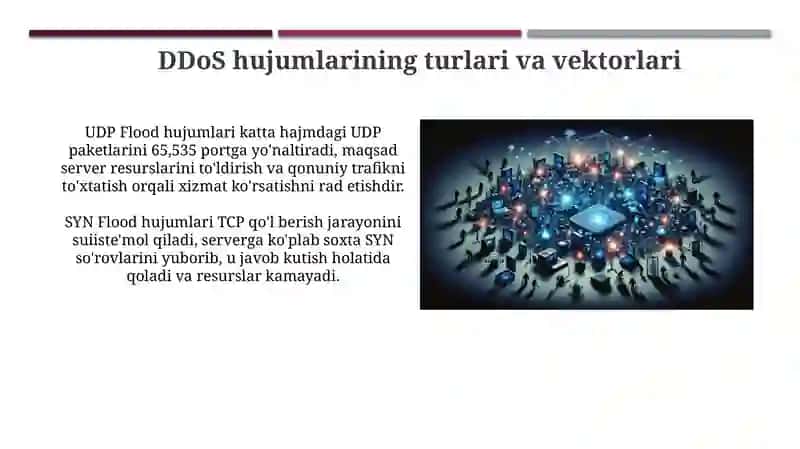 DDOS hujumlari va ulardan himoyalanish 4