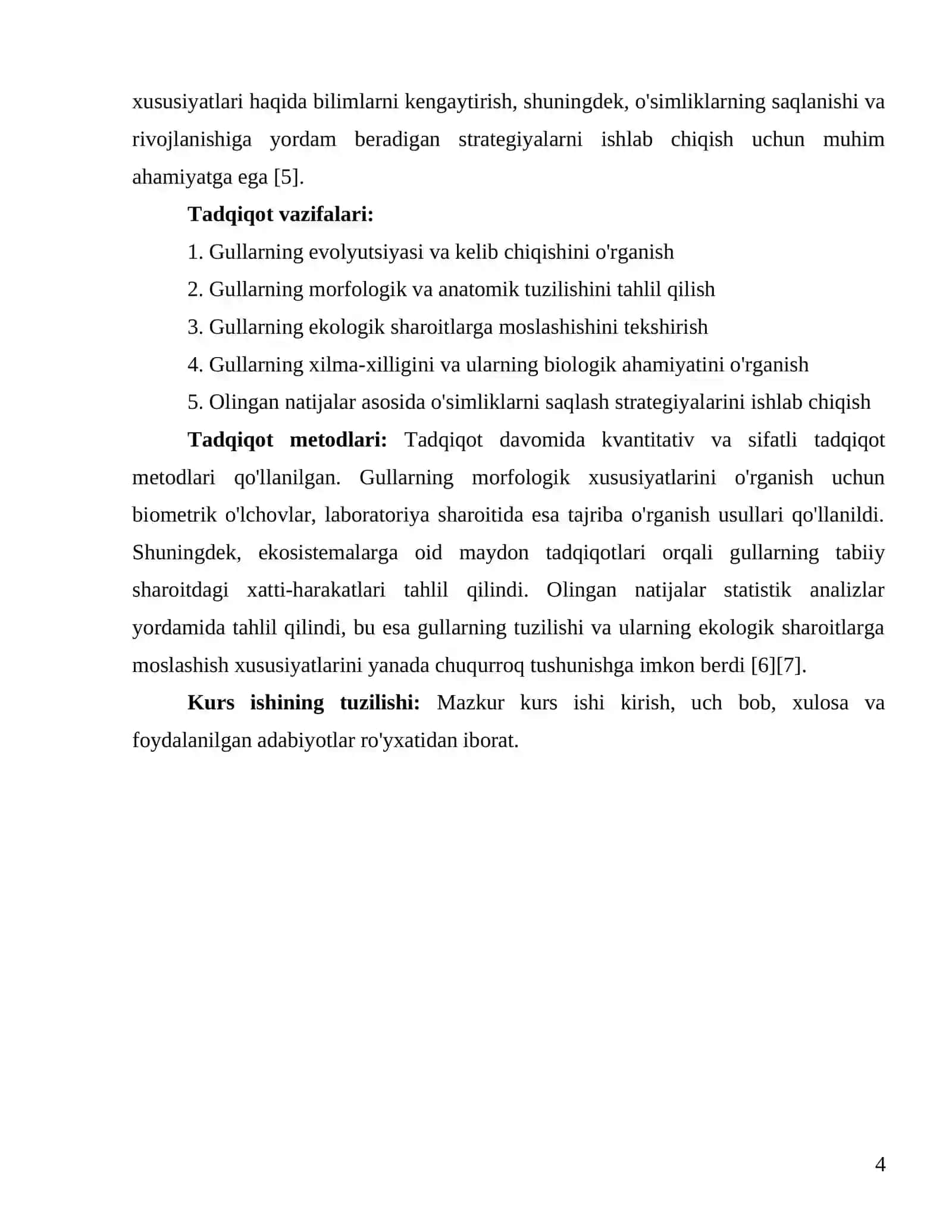 Gullarning kelib chiqishi va tuzilishi 4