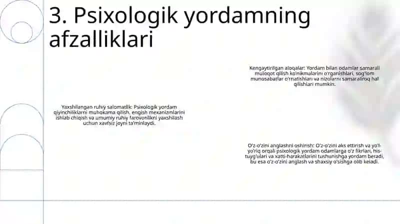 Psixologik Yordam Tushunchasi Va Turlari 4