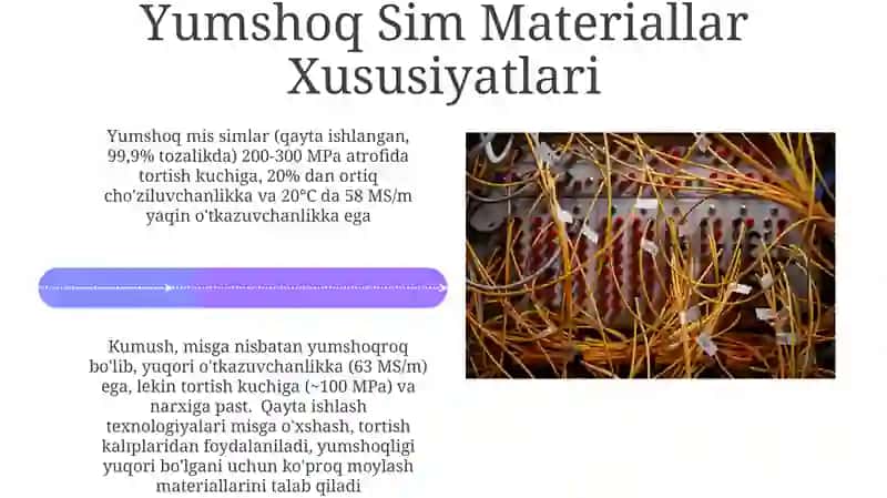Yumshoq simlarga ishlov berish 4