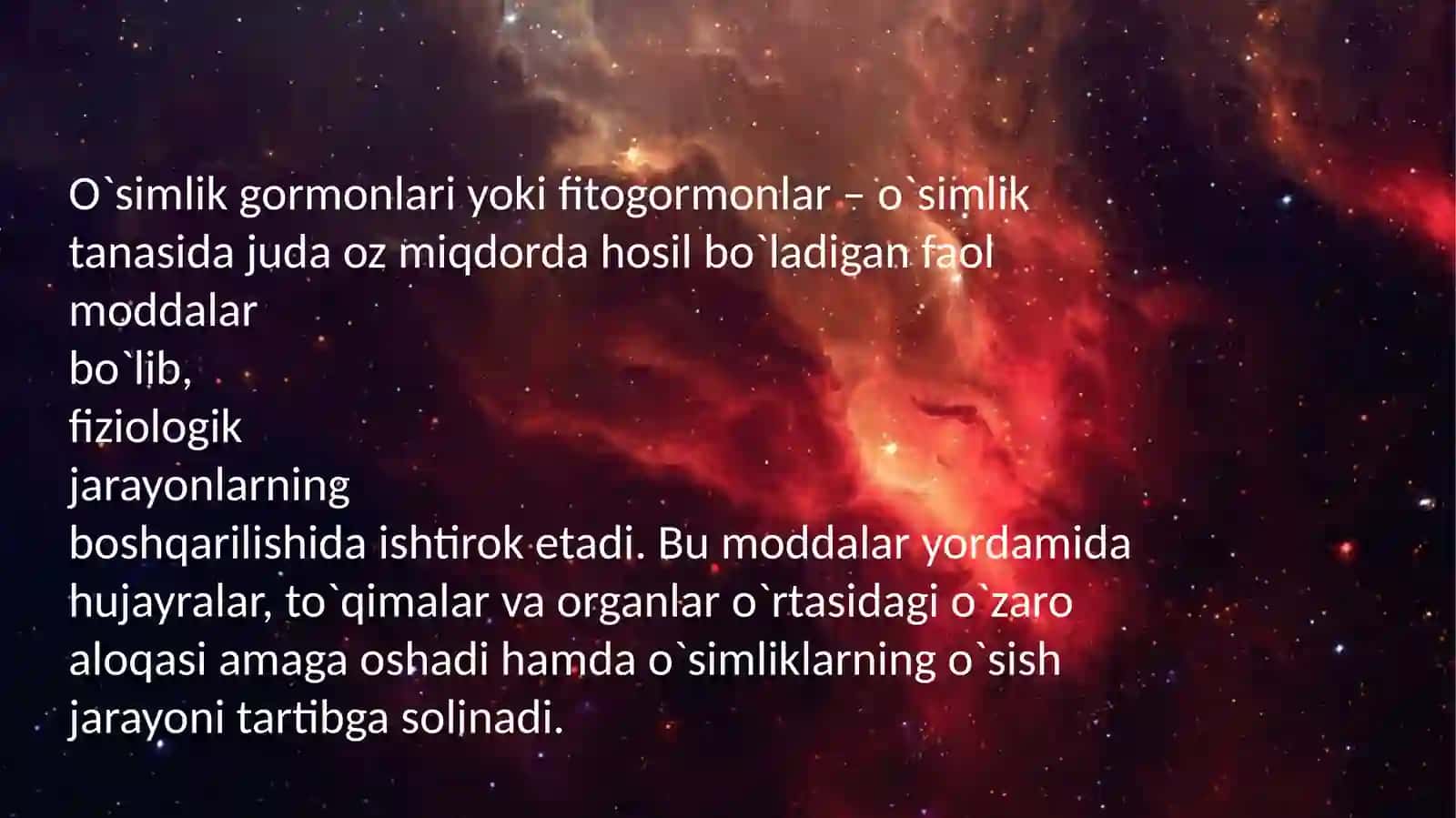 Dorivor o‘simliklar fiziologiyasi va biokimyosi 4